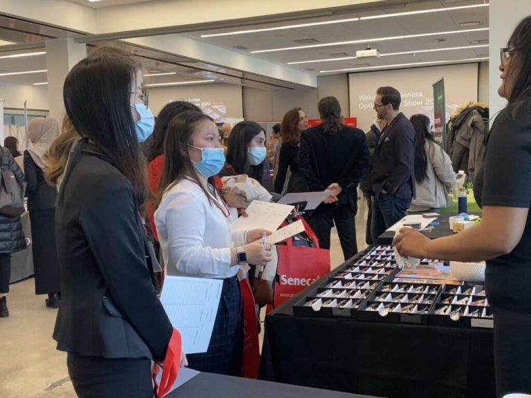 networking at optical trade shows